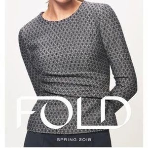 The Fold London Gorgeous Tailored Jacquard Top